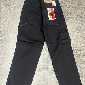 Vintage Y2K Baggy Loose Fit Wide Leg Jeans 2 Xtreme Black Skater 31x30 New